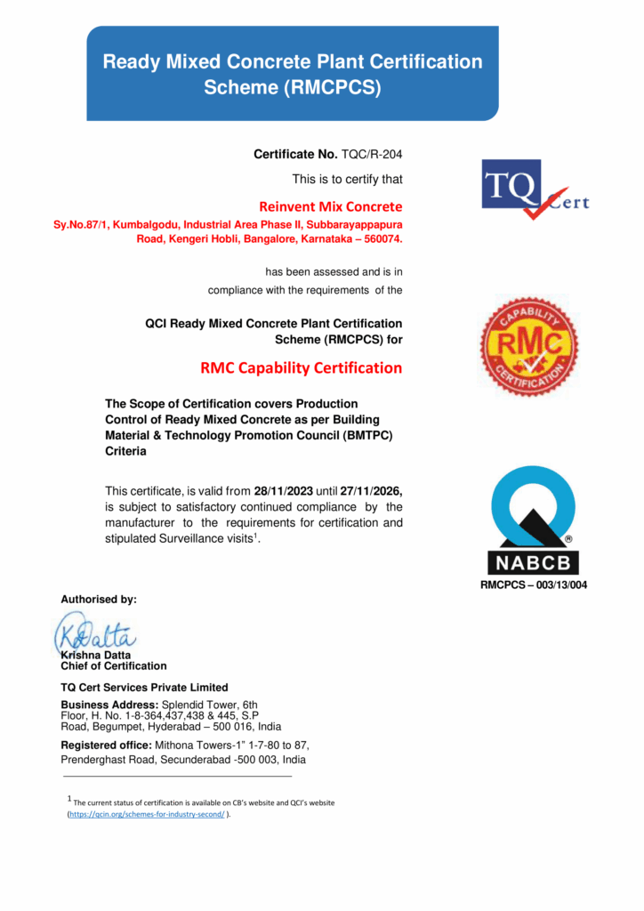 Reinvent RMC - Certificate
